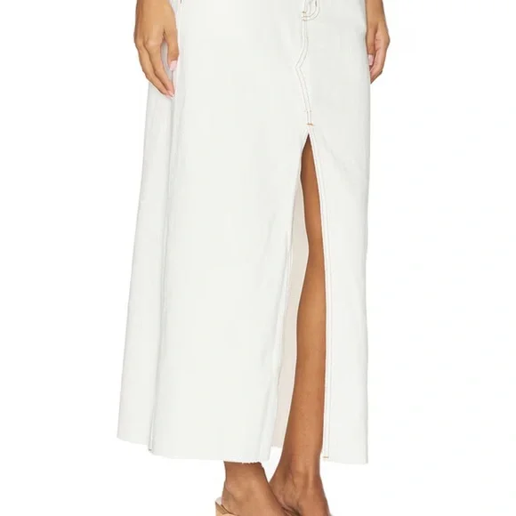 Lioness Super Sweet Maxi Skirt in Porcelain - M - Picture 4 of 6